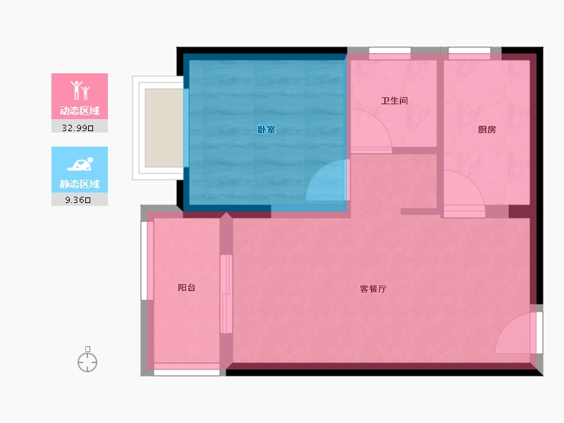 云南省-昆明市-学府康城-37.38-户型库-动静分区