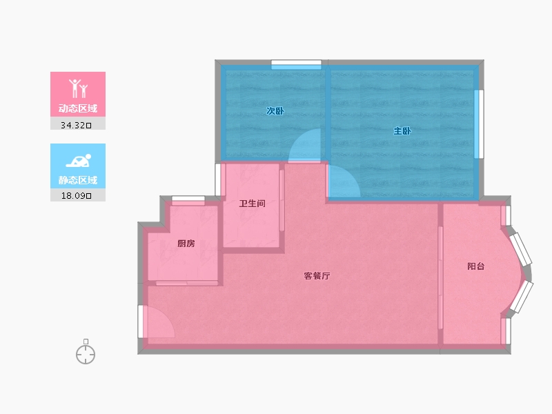 湖北省-武汉市-青宜居西区-49.59-户型库-动静分区