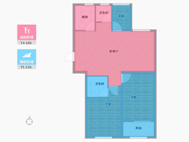 山东省-潍坊市-邦盛书香院-100.01-户型库-动静分区