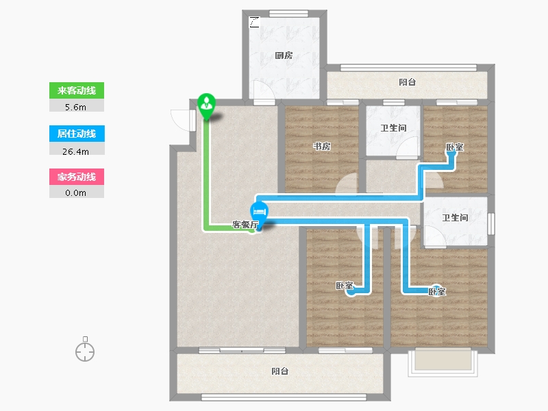 山东省-潍坊市-金帝惠贤府-120.81-户型库-动静线