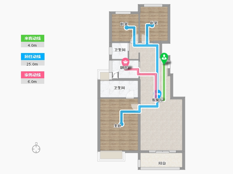 江苏省-无锡市-蠡湖国际小镇-92.34-户型库-动静线