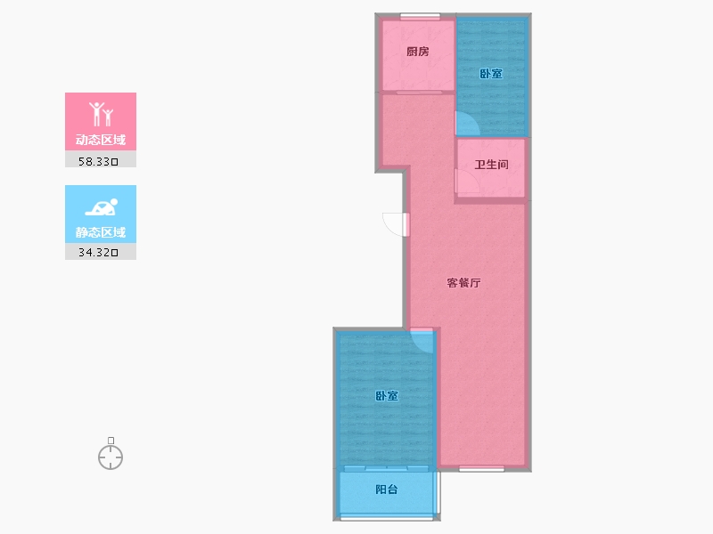 山东省-潍坊市-邦盛书香院-84.00-户型库-动静分区