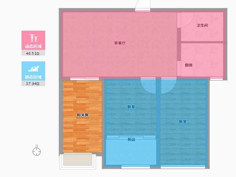 山东省-潍坊市-邦盛书香院-88.81-户型库-动静分区