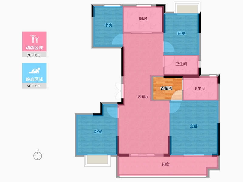 湖北省-武汉市-中建锦绣楚城-114.41-户型库-动静分区