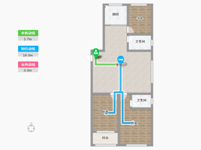 山东省-潍坊市-金帝惠贤府-106.00-户型库-动静线