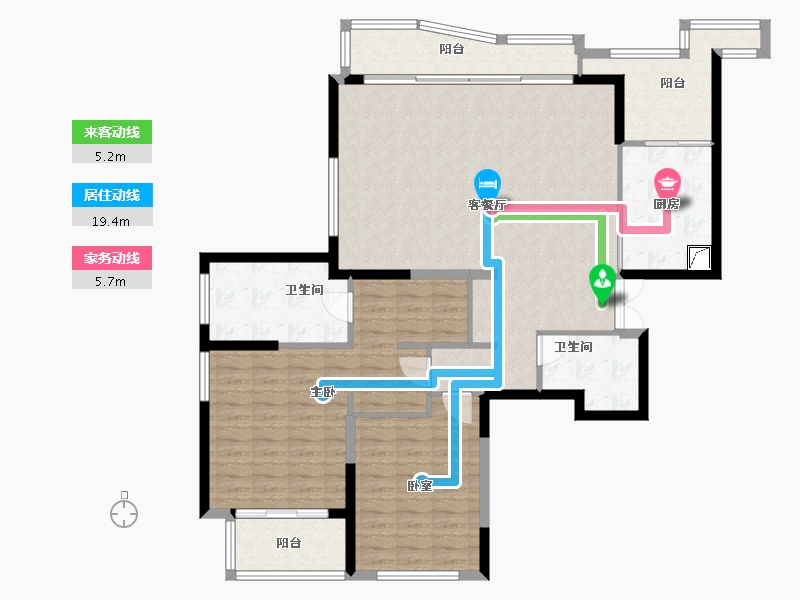 上海-上海市-九庐-124.29-户型库-动静线