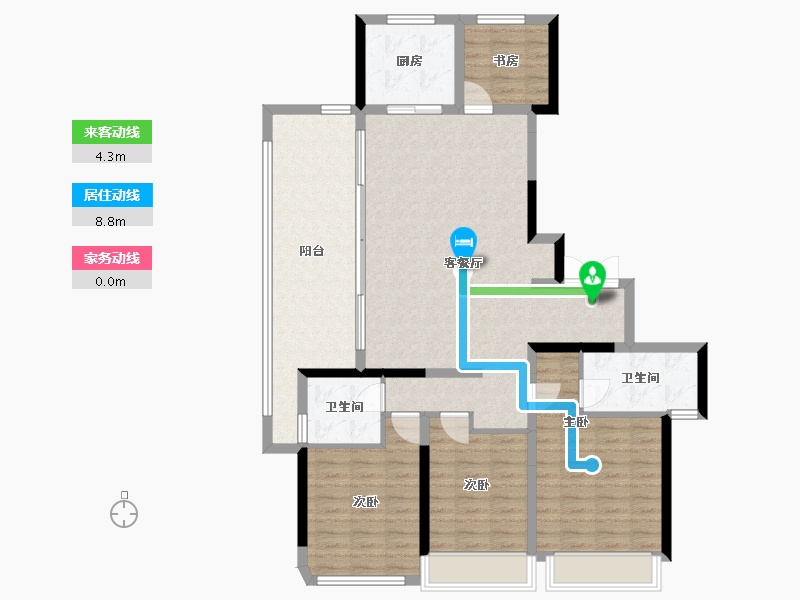 浙江省-温州市-温州未来之城-114.91-户型库-动静线