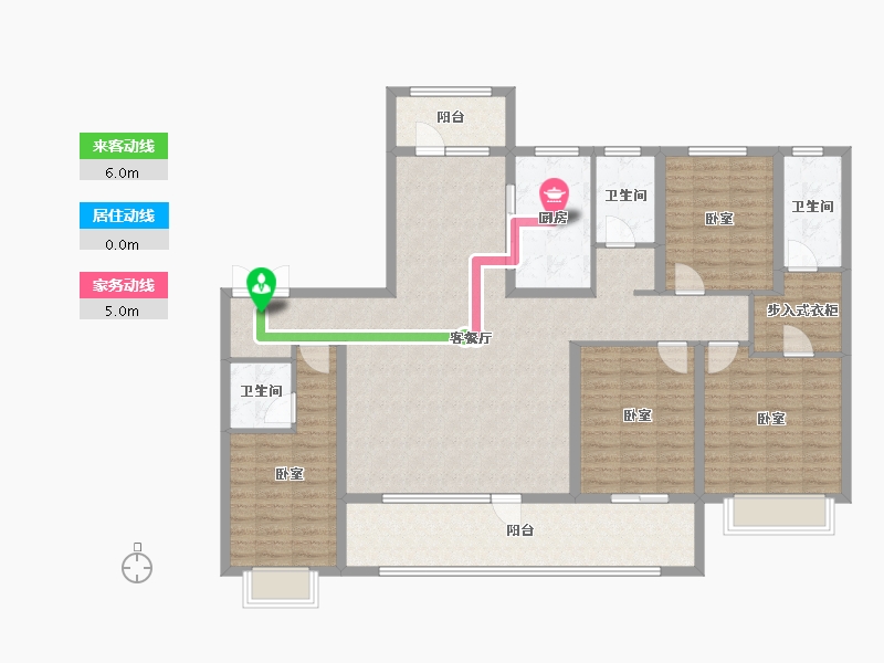 山东省-潍坊市-中南熙悦-144.00-户型库-动静线