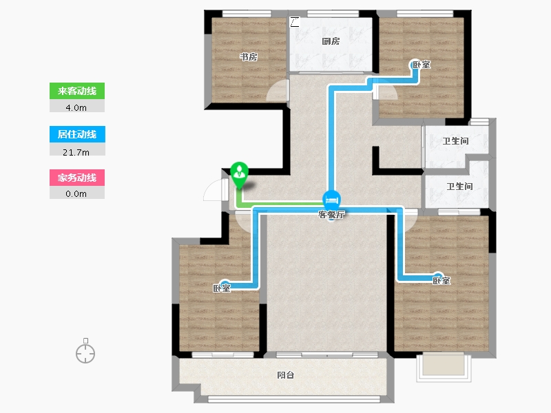 山东省-潍坊市-金鼎世家-116.01-户型库-动静线