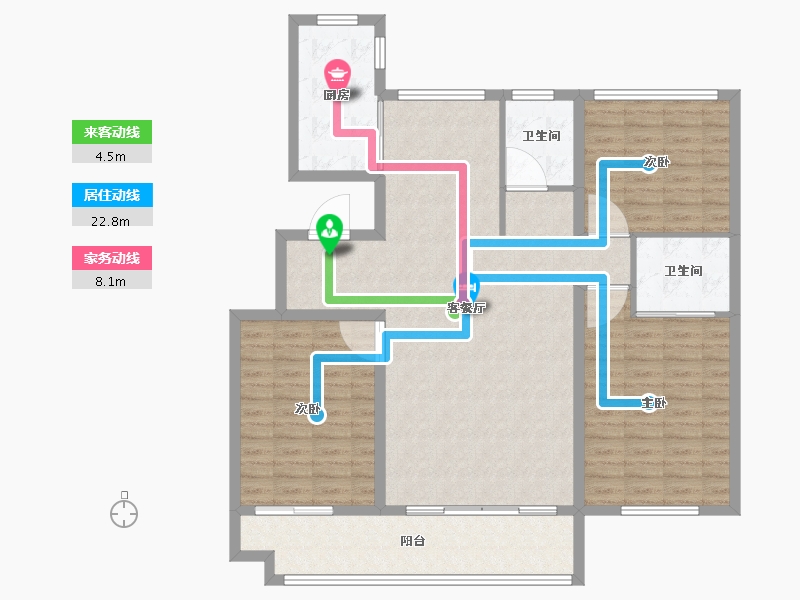 山东省-潍坊市-—象澜湾-122.41-户型库-动静线