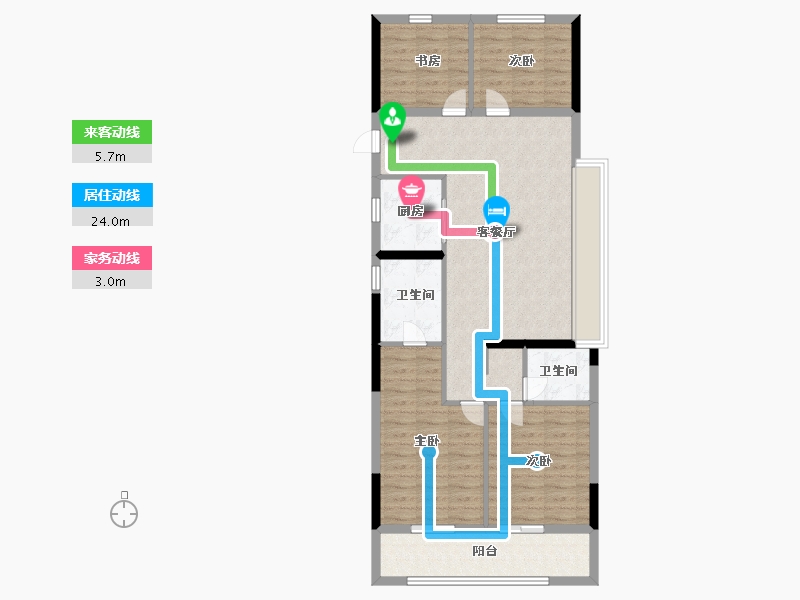 浙江省-温州市-九玥府-94.40-户型库-动静线