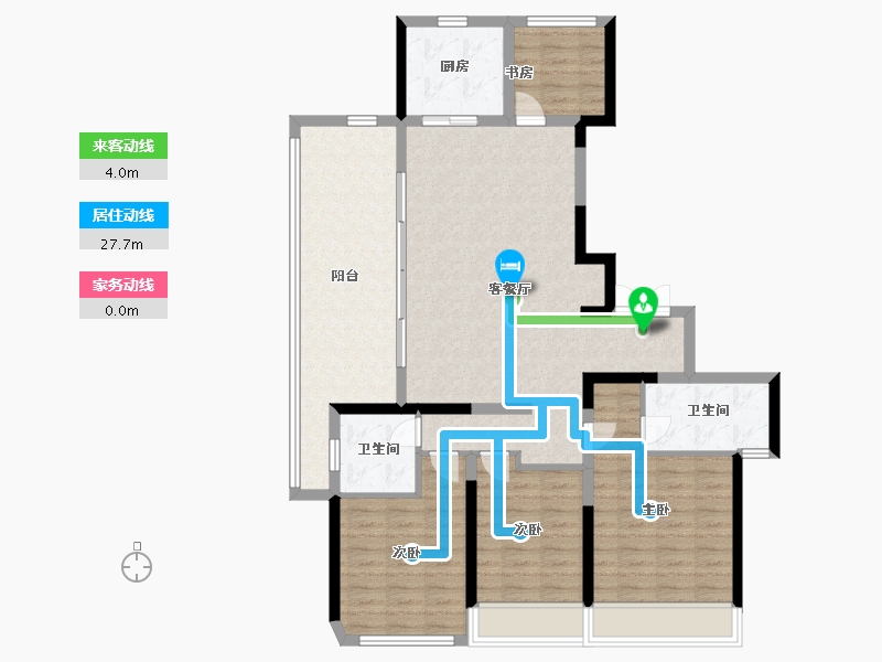 浙江省-温州市-温州未来之城-114.40-户型库-动静线