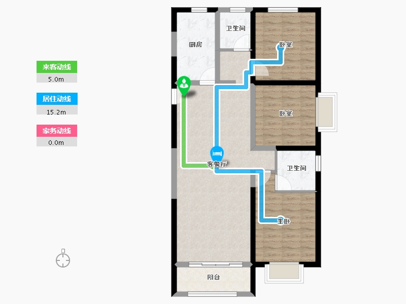 甘肃省-兰州市-中车共享城-89.03-户型库-动静线