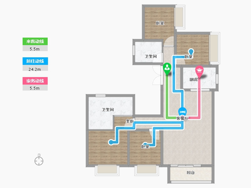 甘肃省-兰州市-兰州万达城-116.01-户型库-动静线