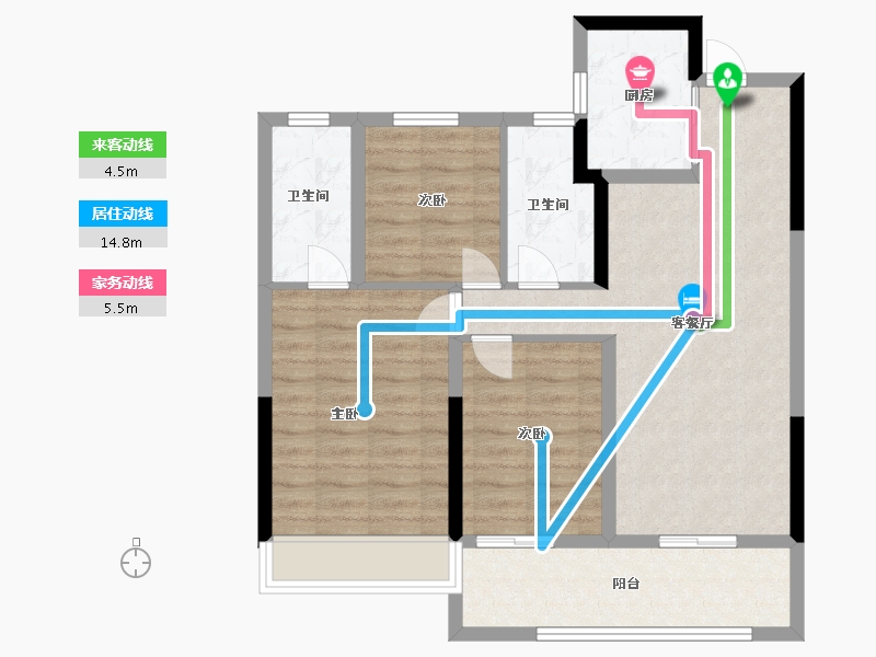 浙江省-温州市-温州未来之城-80.80-户型库-动静线