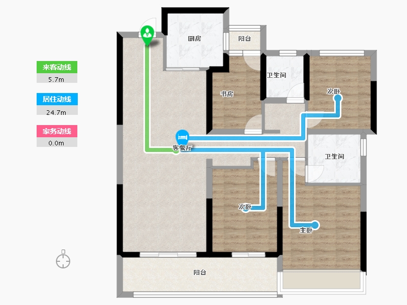 浙江省-温州市-温州未来之城-103.20-户型库-动静线