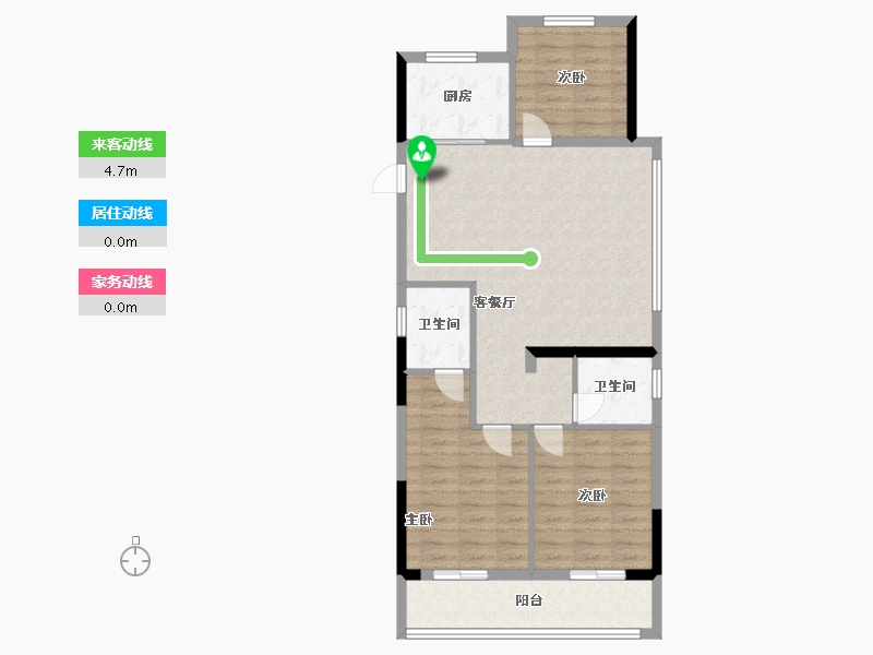 浙江省-温州市-九玥府-84.87-户型库-动静线