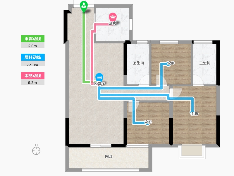 湖北省-武汉市-山海观-93.58-户型库-动静线