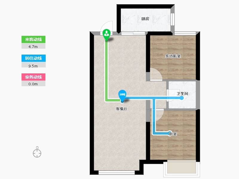 甘肃省-兰州市-中车共享城-55.84-户型库-动静线