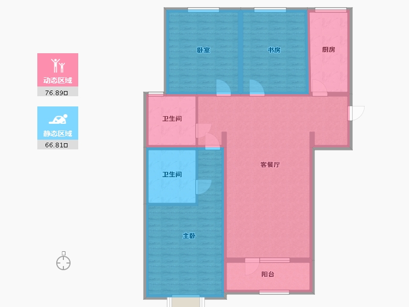 河北省-邢台市-紫御兰庭-130.00-户型库-动静分区