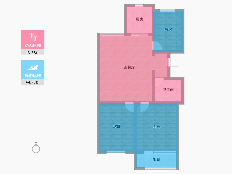 山东省-烟台市-鑫发小区东区-78.51-户型库-动静分区