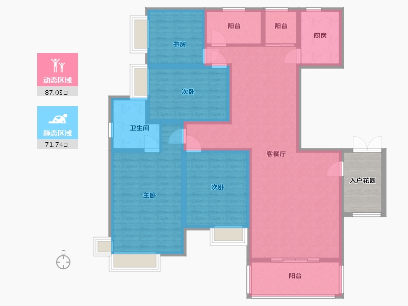 河北省-邯郸市-世纪城-2期-150.00-户型库-动静分区