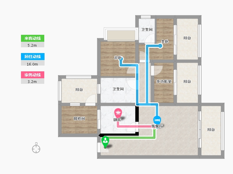 云南省-昆明市-泛亚城邦-85.00-户型库-动静线