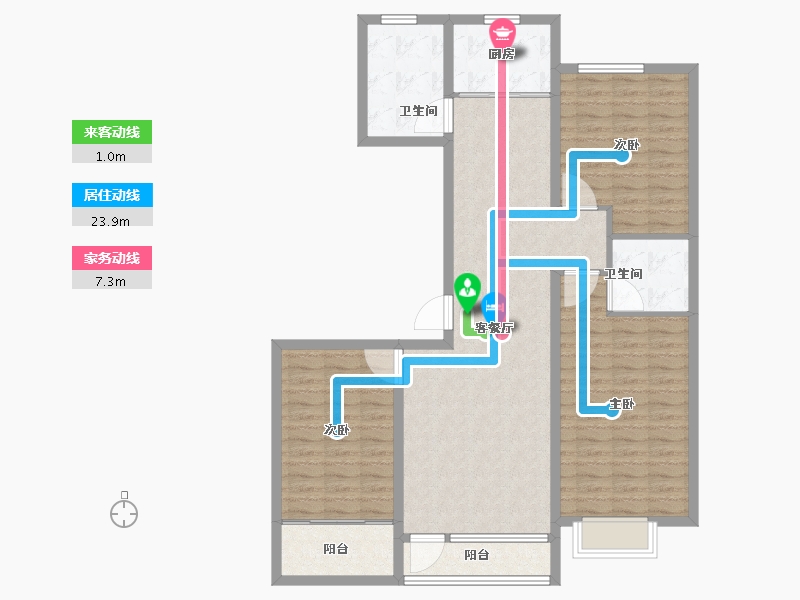 山东省-潍坊市-华安·东方名郡-112.29-户型库-动静线