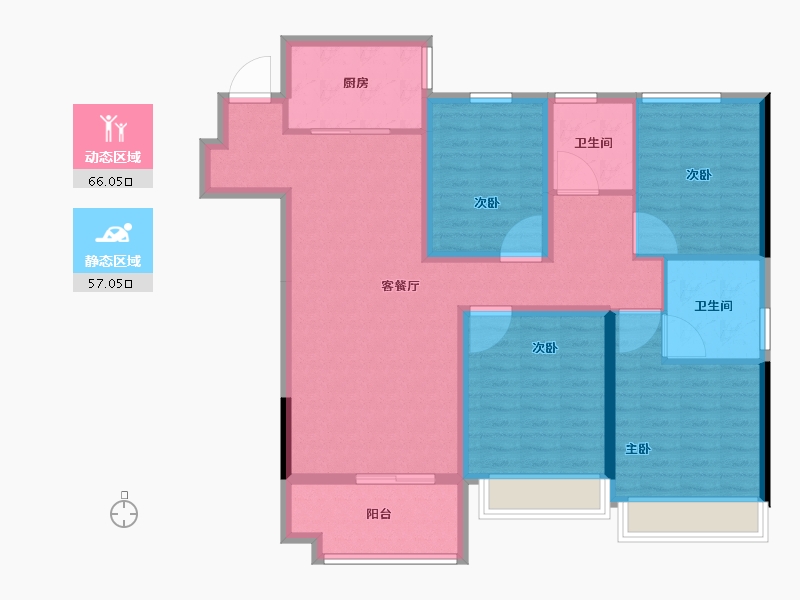 山东省-潍坊市-大有世家-110.40-户型库-动静分区