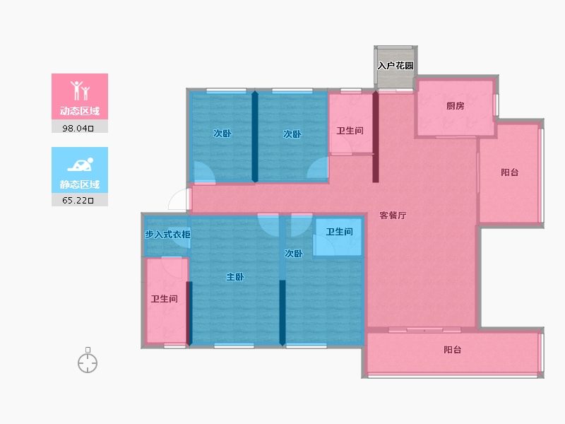 山东省-潍坊市-大有世家-149.81-户型库-动静分区