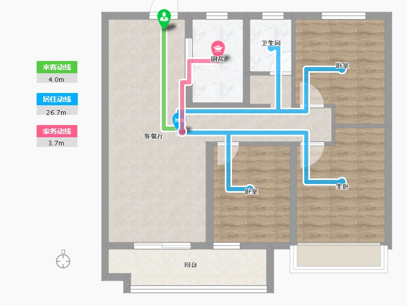 山东省-烟台市-旭辉银盛泰辉盛岚海-80.00-户型库-动静线