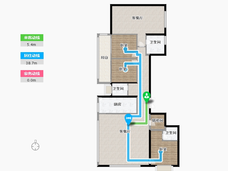 福建省-厦门市-建发缦云-183.20-户型库-动静线