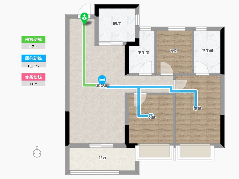 浙江省-温州市-九玥府-71.20-户型库-动静线