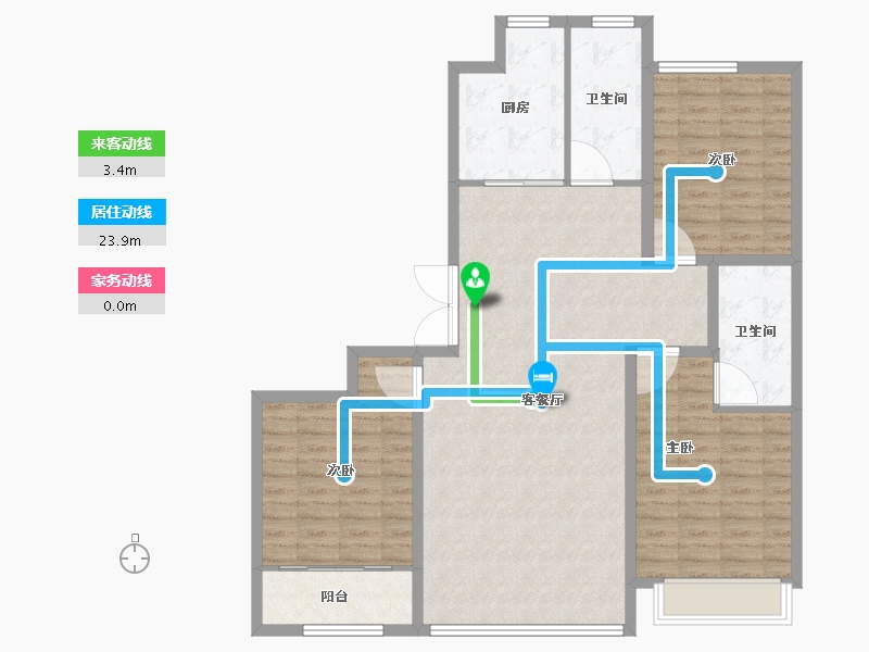 山东省-潍坊市-紫御宫馆-115.21-户型库-动静线