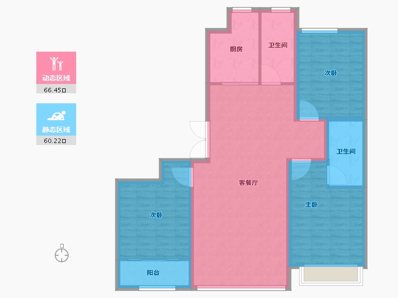 山东省-潍坊市-紫御宫馆-115.21-户型库-动静分区