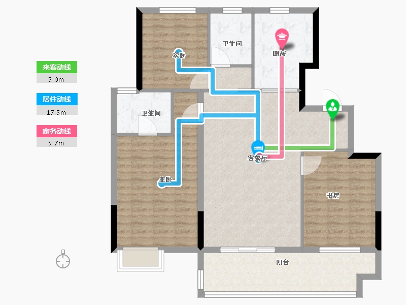 江苏省-盐城市-珺悦府-108.00-户型库-动静线