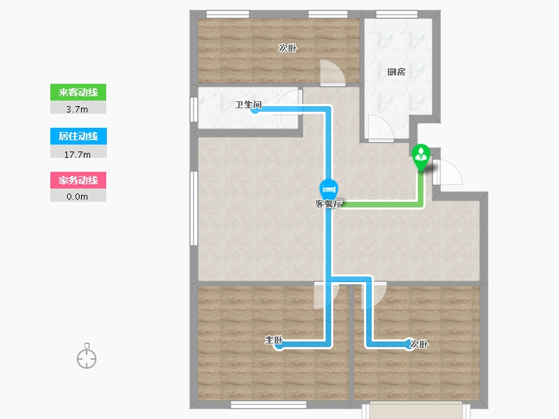 山东省-烟台市-乡村记忆山水园-90.51-户型库-动静线