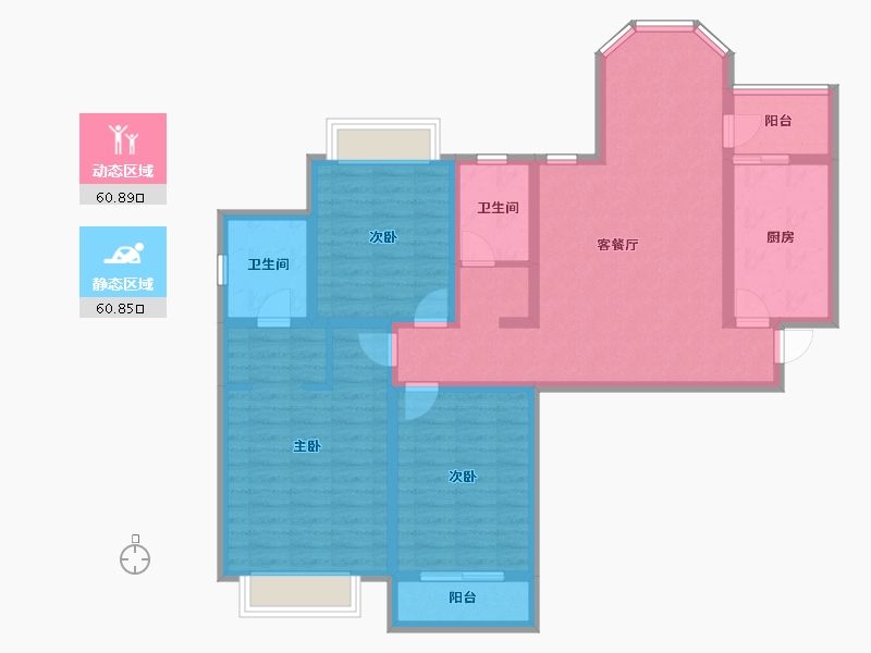 河北省-石家庄市-忆江南-108.04-户型库-动静分区