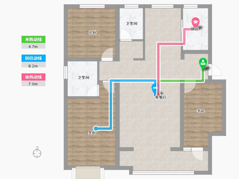 河北省-石家庄市-当代境MOMΛ-99.20-户型库-动静线