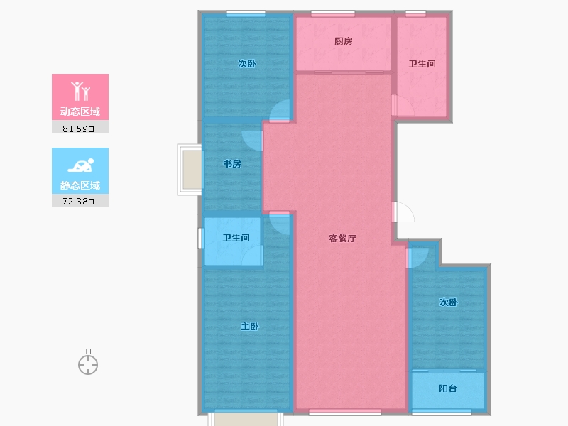 山东省-潍坊市-紫御宫馆-140.00-户型库-动静分区