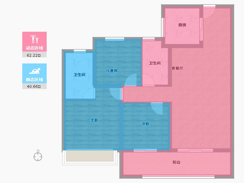 浙江省-温州市-君悦339-92.00-户型库-动静分区