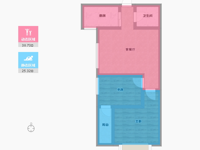 河北省-石家庄市-忆江南-48.44-户型库-动静分区