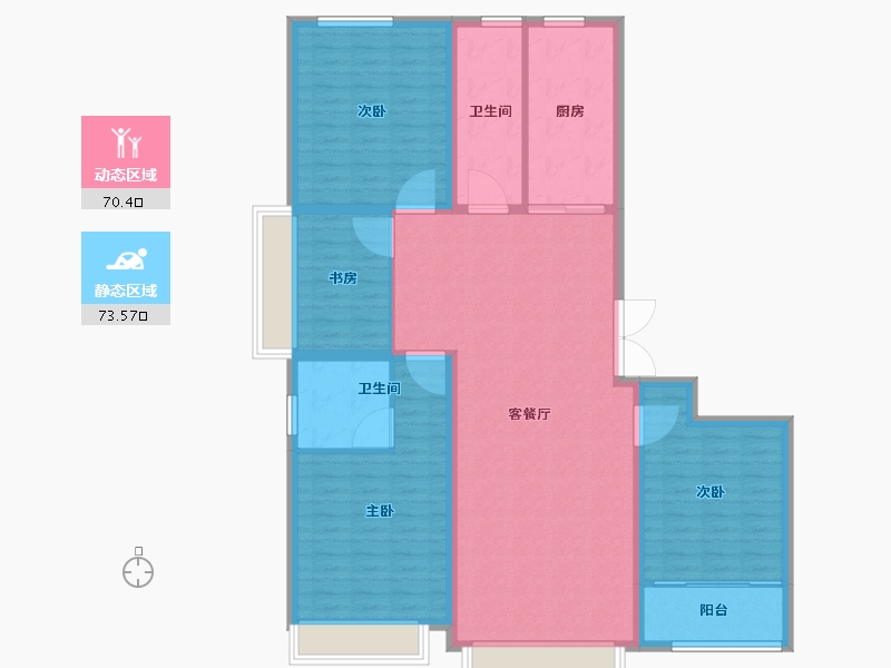 山东省-潍坊市-紫御宫馆-131.21-户型库-动静分区