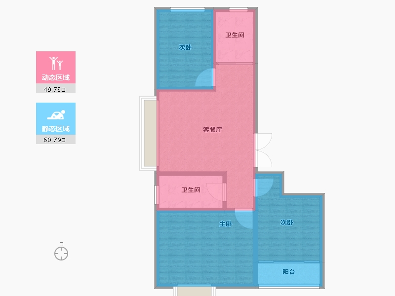 山东省-潍坊市-紫御宫馆-100.01-户型库-动静分区