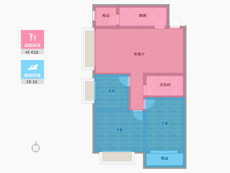 河北省-石家庄市-忆江南-73.51-户型库-动静分区