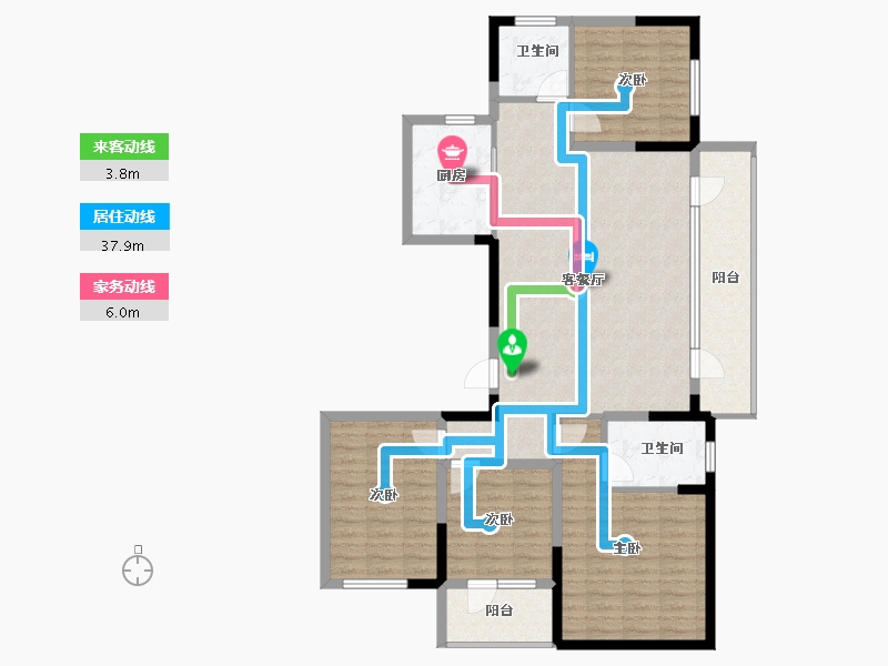 山东省-青岛市-中洲半岛城邦-118.63-户型库-动静线