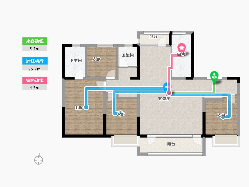 山东省-青岛市-即墨万达广场-121.81-户型库-动静线