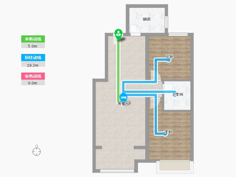 河北省-石家庄市-当代境MOMΛ-72.00-户型库-动静线