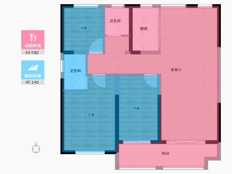 山东省-临沂市-城建·锦绣里-104.01-户型库-动静分区