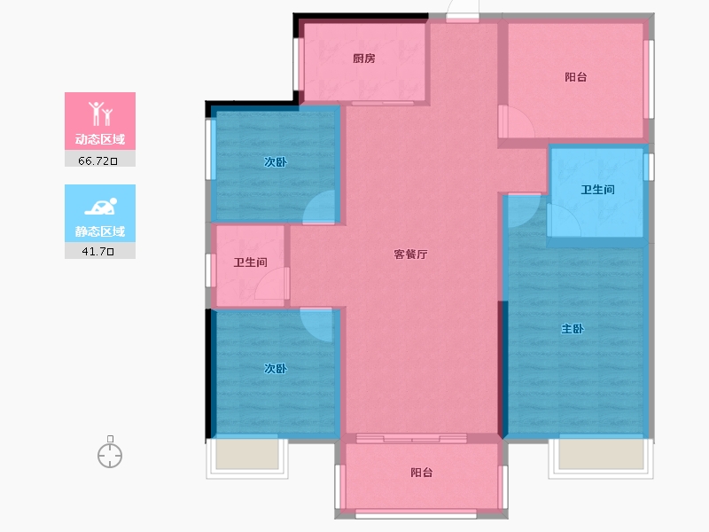 湖南省-长沙市-中建钰和城-97.10-户型库-动静分区